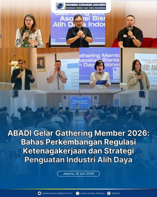 ABADI Gelar Gathering Member 2026: Bahas Perkembangan Regulasi Ketenagakerjaan dan Strategi Penguatan Industri Alih Daya