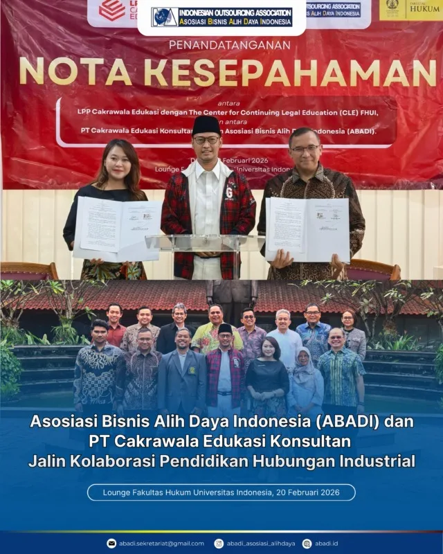 ABADI dan PT Cakrawala Edukasi Konsultan Jalin Kolaborasi Pendidikan Hubungan Industrial