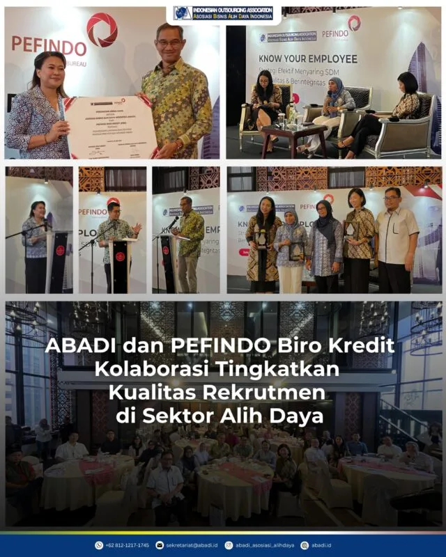 ABADI & PEFINDO Biro Kredit Kolaborasi Tingkatkan Kualitas Rekrutmen di Sektor Alih Daya